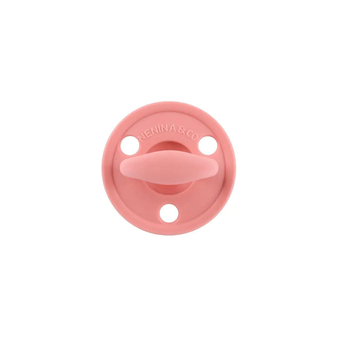 Kit 2 Chupetes CLÁSICOS Rosa + Oliva Nenina & Co