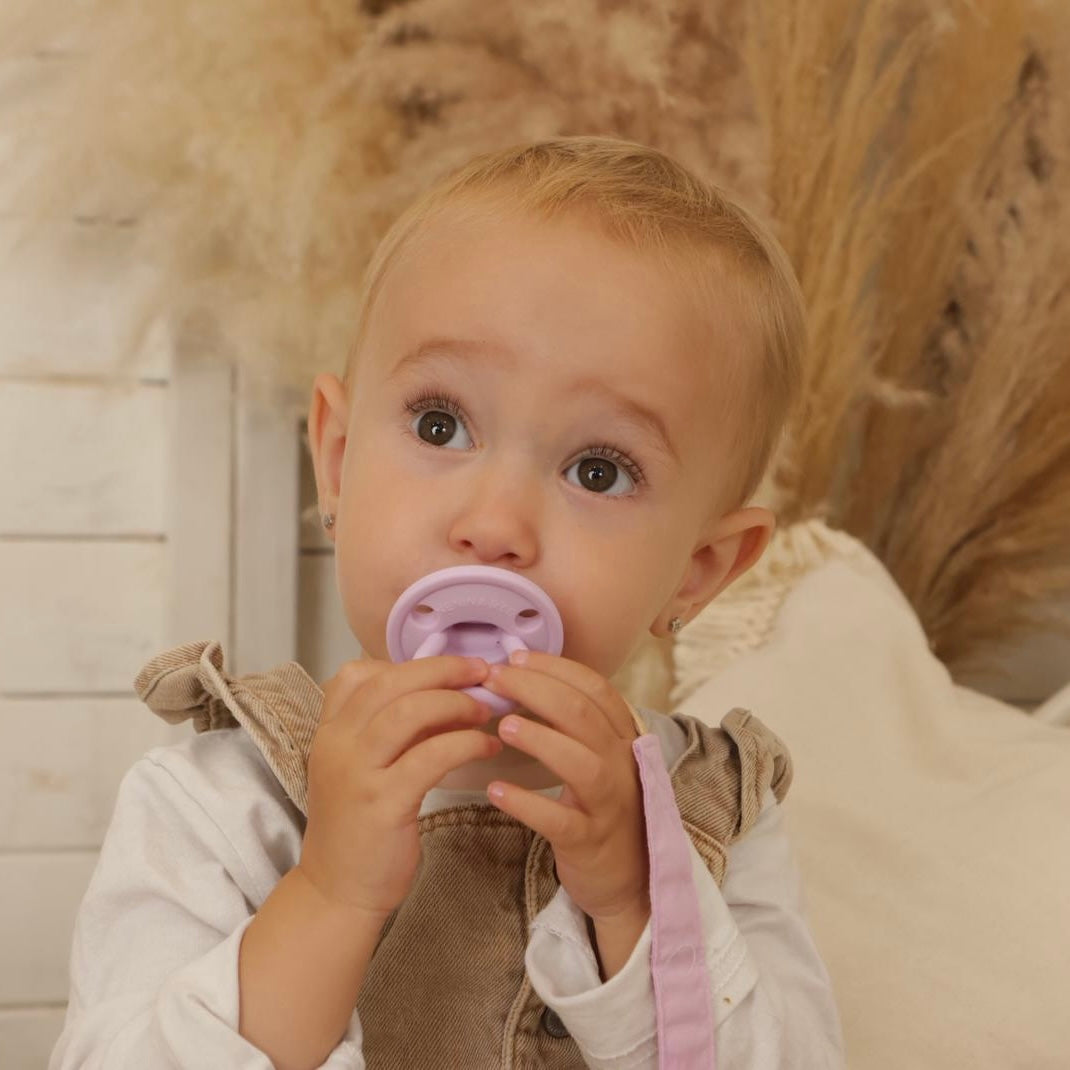 Chupetero Pack x 2 DIAMOND Lila + Lila vichy By Nenina & Co