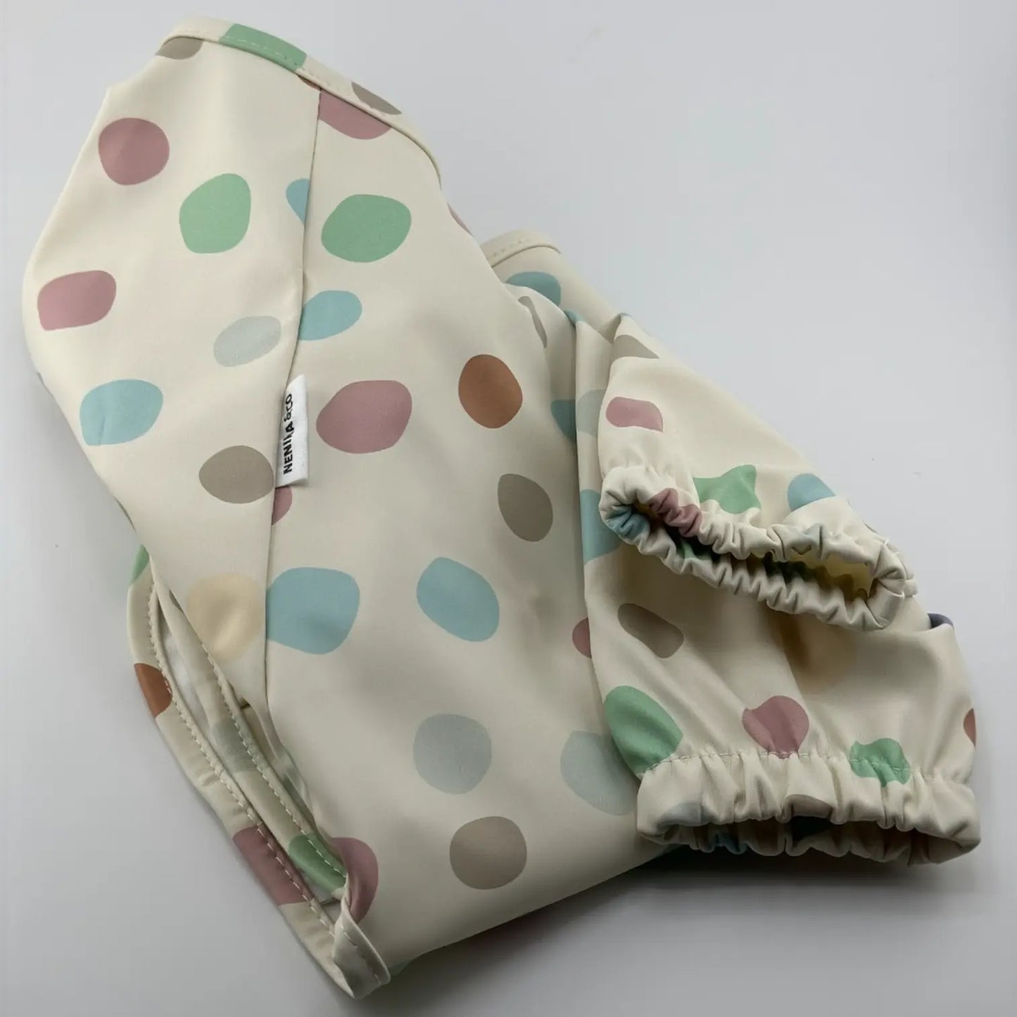 Babero Manga larga Funny Polka Dots Nenina & Co