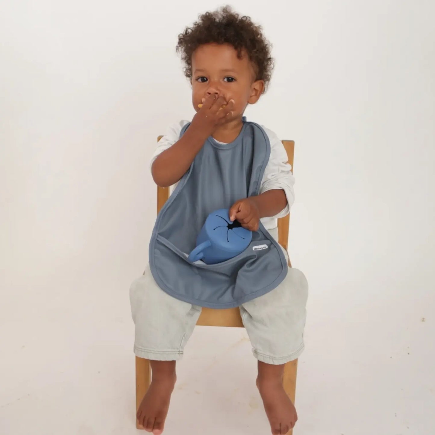 Babero Shaded Blue Nenina & Co