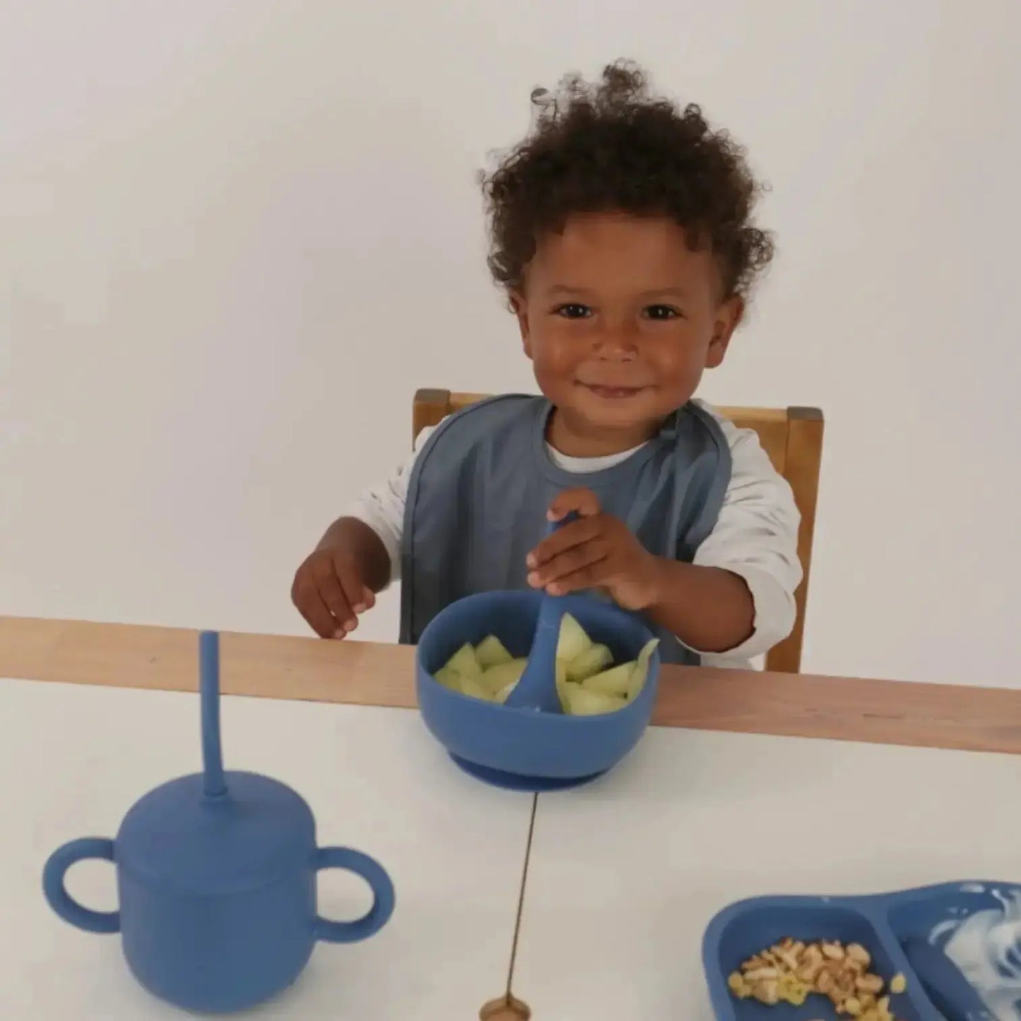 Babero Shaded Blue Nenina & Co