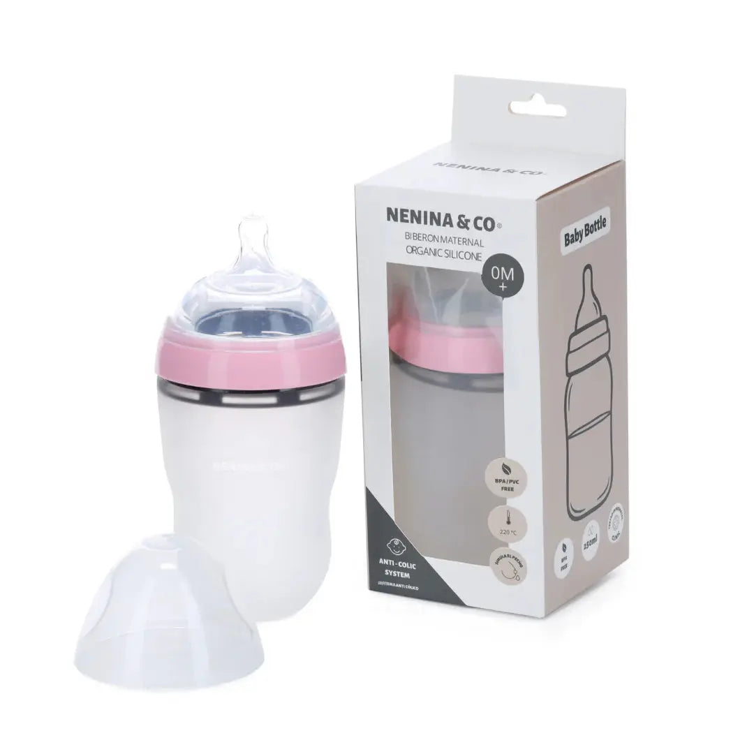 Bolso Maternal + Cambiador + 1 Biberon + 2 Chupetes DIAMOND + Guardachupete + 2 Chupeteros DIAMOND Nenina & Co