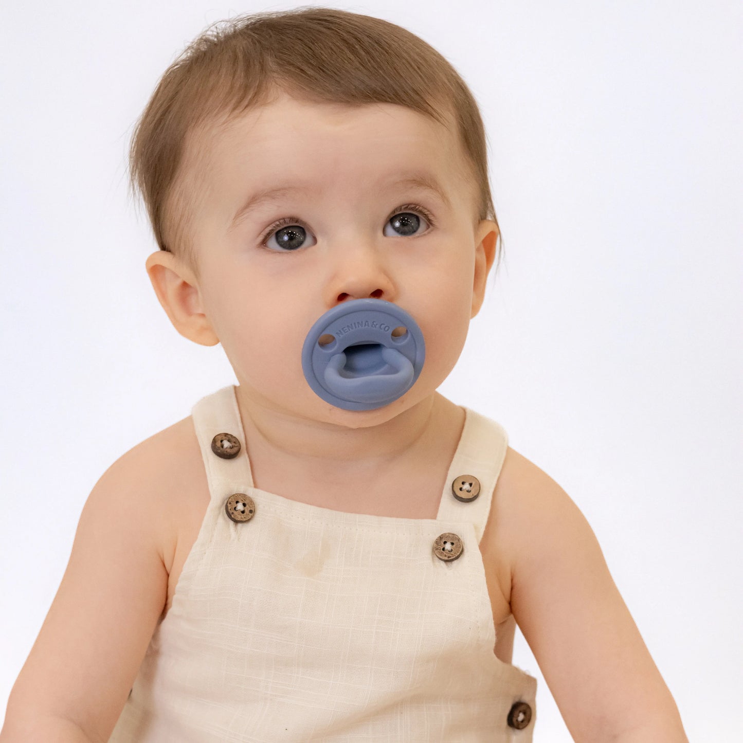 Chupete DIAMOND By Nenina & Co Celeste, Gris y Azul