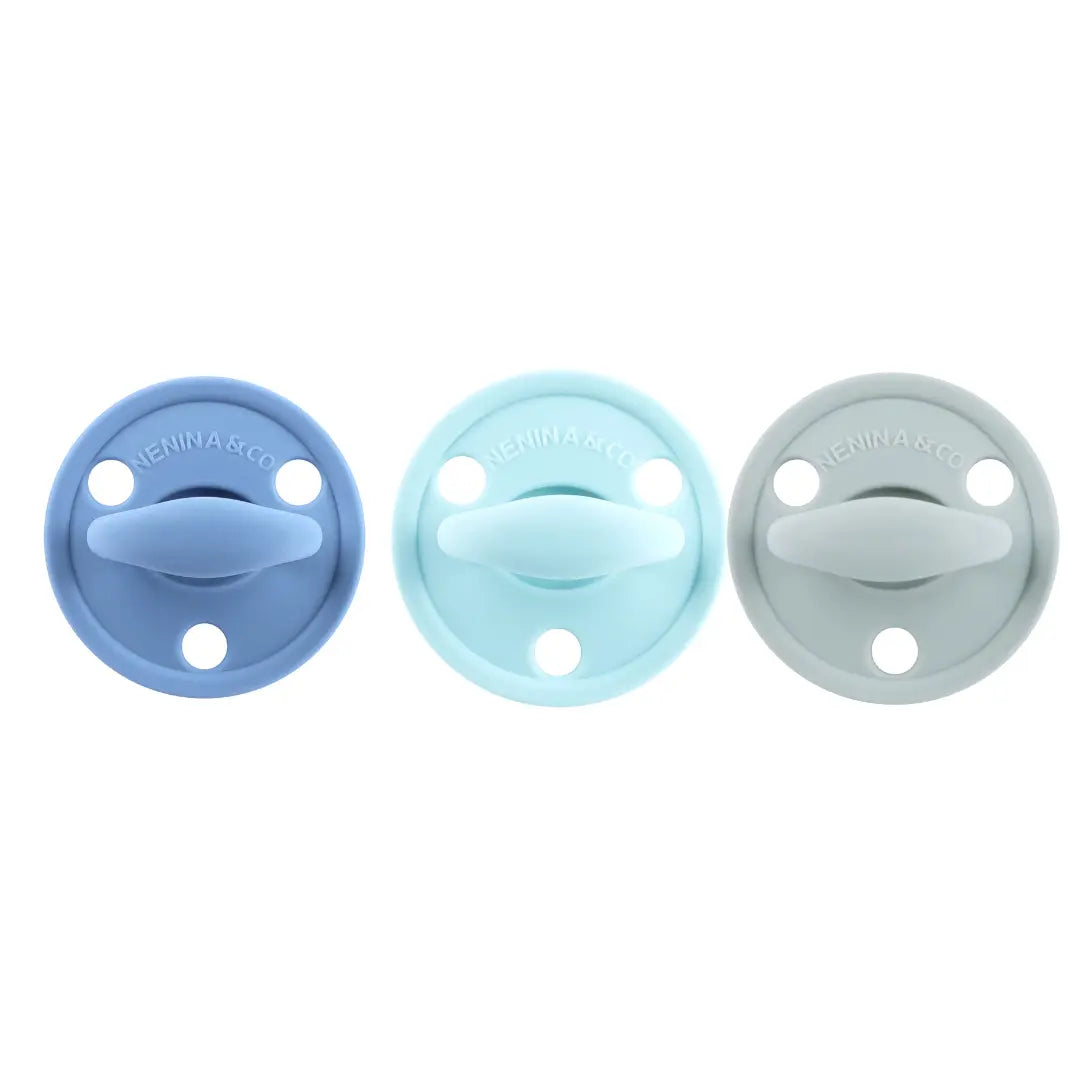 Chupete DIAMOND By Nenina & Co Celeste, Gris y Azul