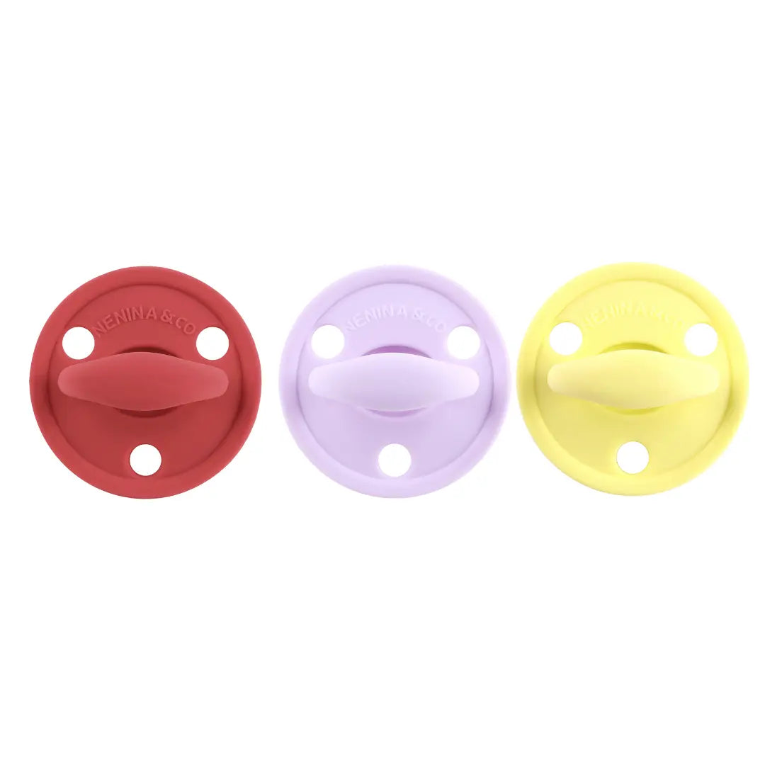 Chupete DIAMOND By Nenina & Co New Rojo, Lila y Amarillo