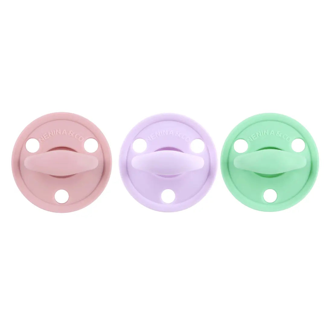 Chupete DIAMOND By Nenina & Co Rosa Pálido, Lila y Mint