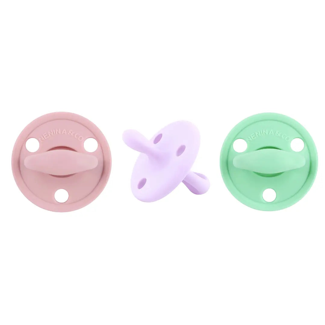 Chupete DIAMOND By Nenina & Co Rosa Pálido, Lila y Mint