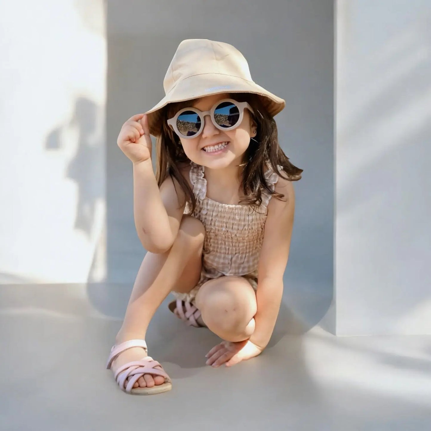 Gorro para el sol  Beige Nenina & Co 100 % Algodón