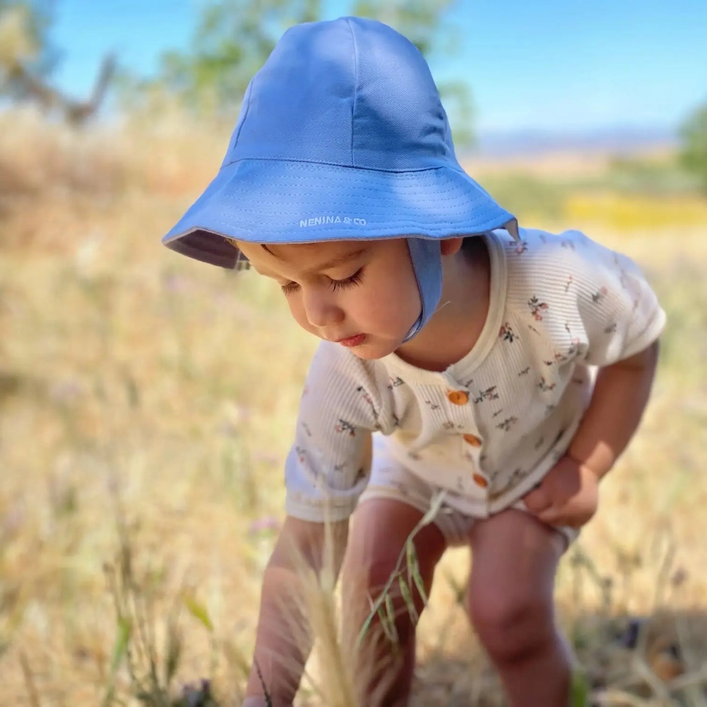 Gorro para el sol Blue Nenina & Co 100 % Algodón