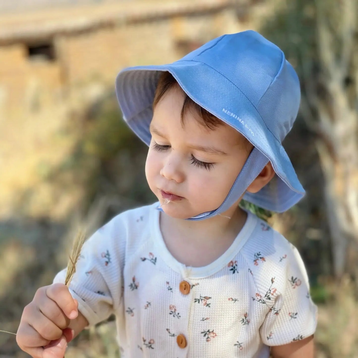 Gorro para el sol Blue Nenina & Co 100 % Algodón