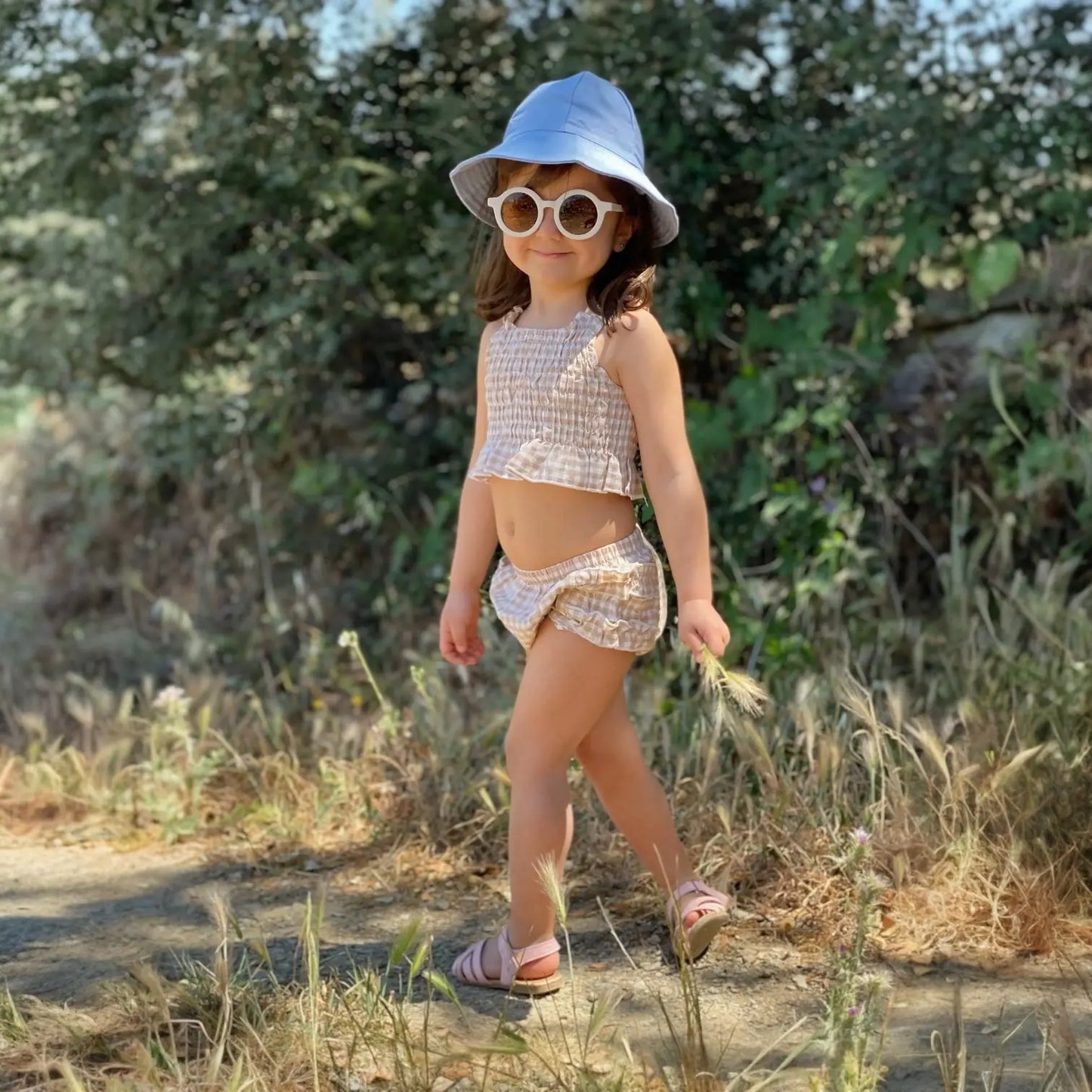 Gorro para el sol Blue Nenina & Co 100 % Algodón