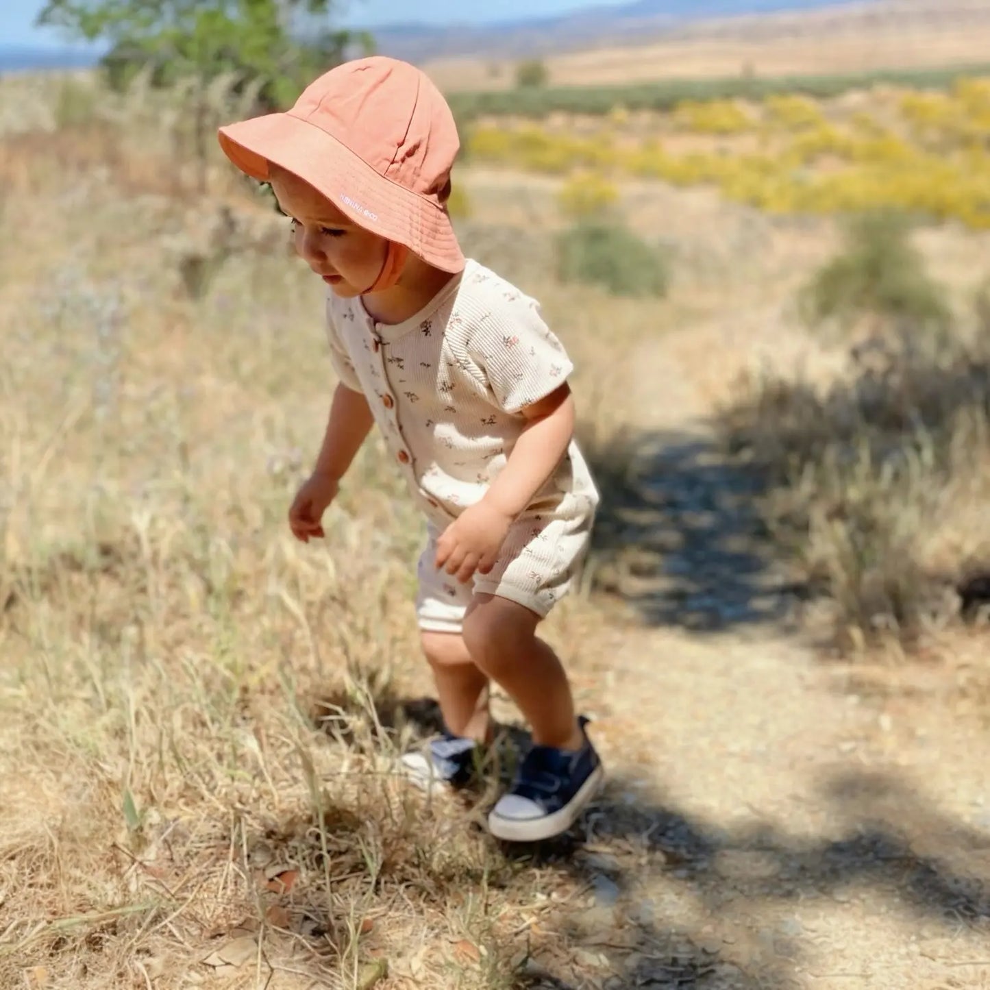 Gorro para el sol Terracota Nenina & Co 100 % Algodón