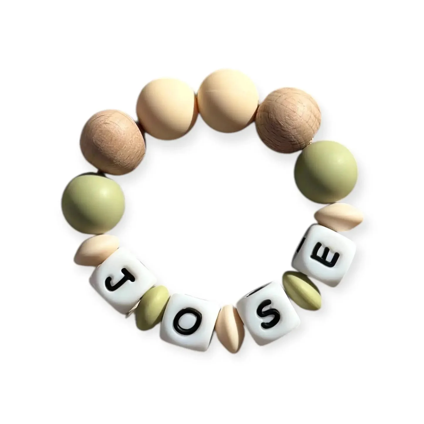 Mordedor  Personalizado con Nombre en Silicona Orgánica | Nenina & Co