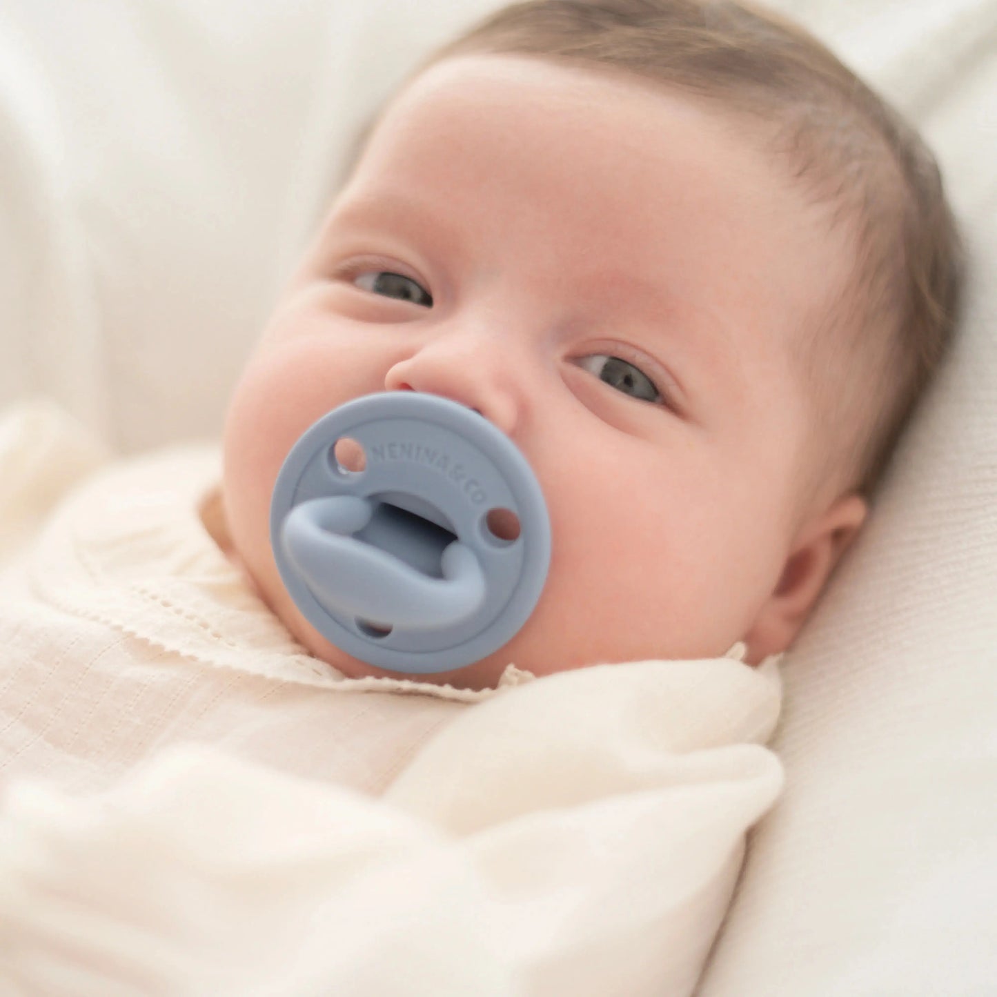 Kit 2 Chupetes CLÁSICOS Blue + Celeste Nenina & Co