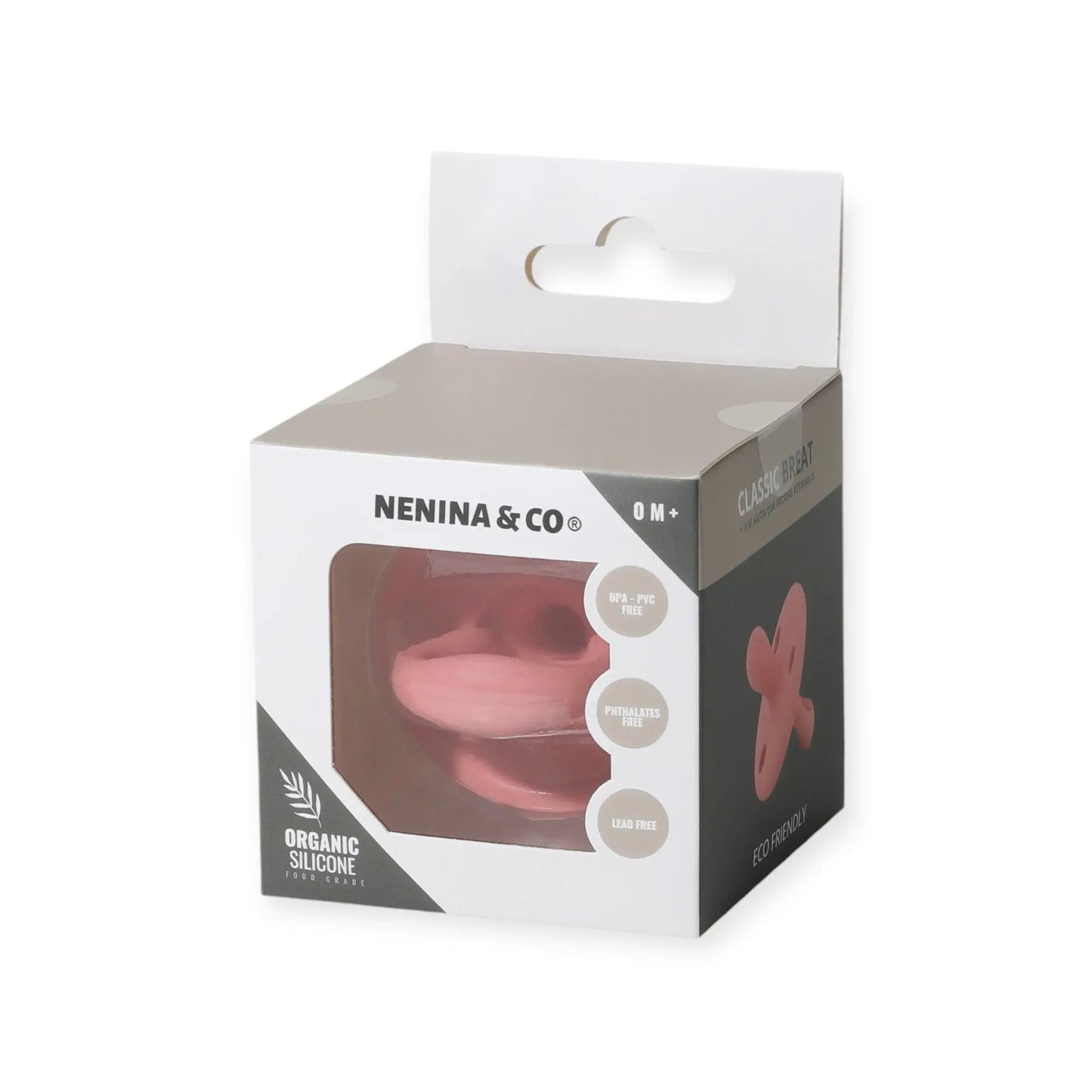 Kit 2 Chupetes CLÁSICOS Rosa y Mint Nenina & Co