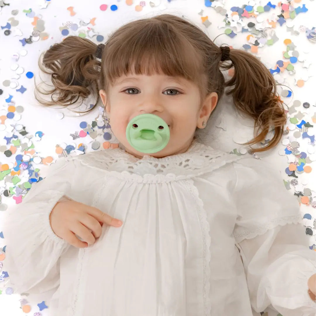 Kit 2 Chupetes CLÁSICOS Rosa y Mint Nenina & Co