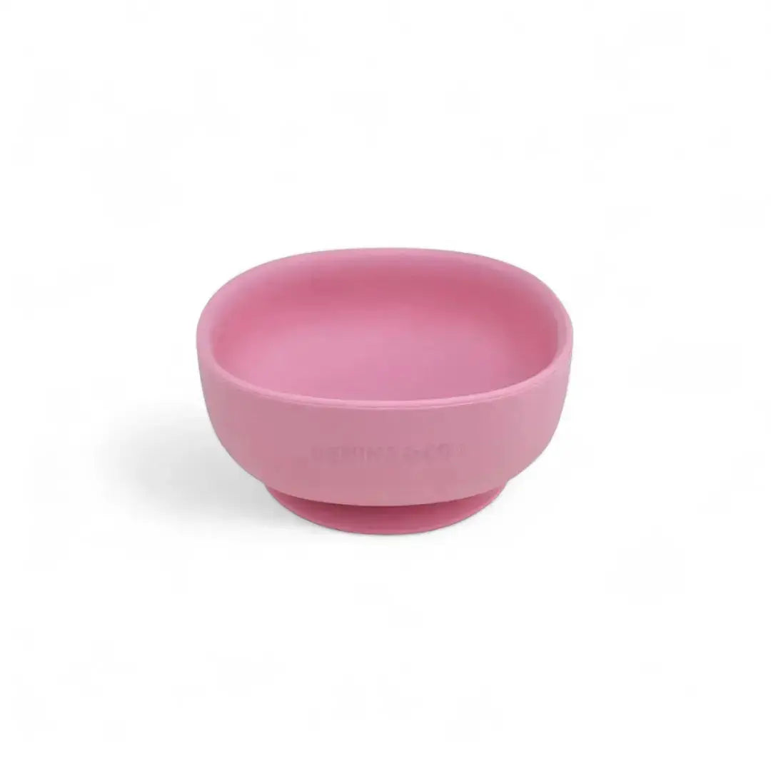 Vajilla BLW Pink 9 Piezas de Silicona orgánica con ventosas Nenina & Co