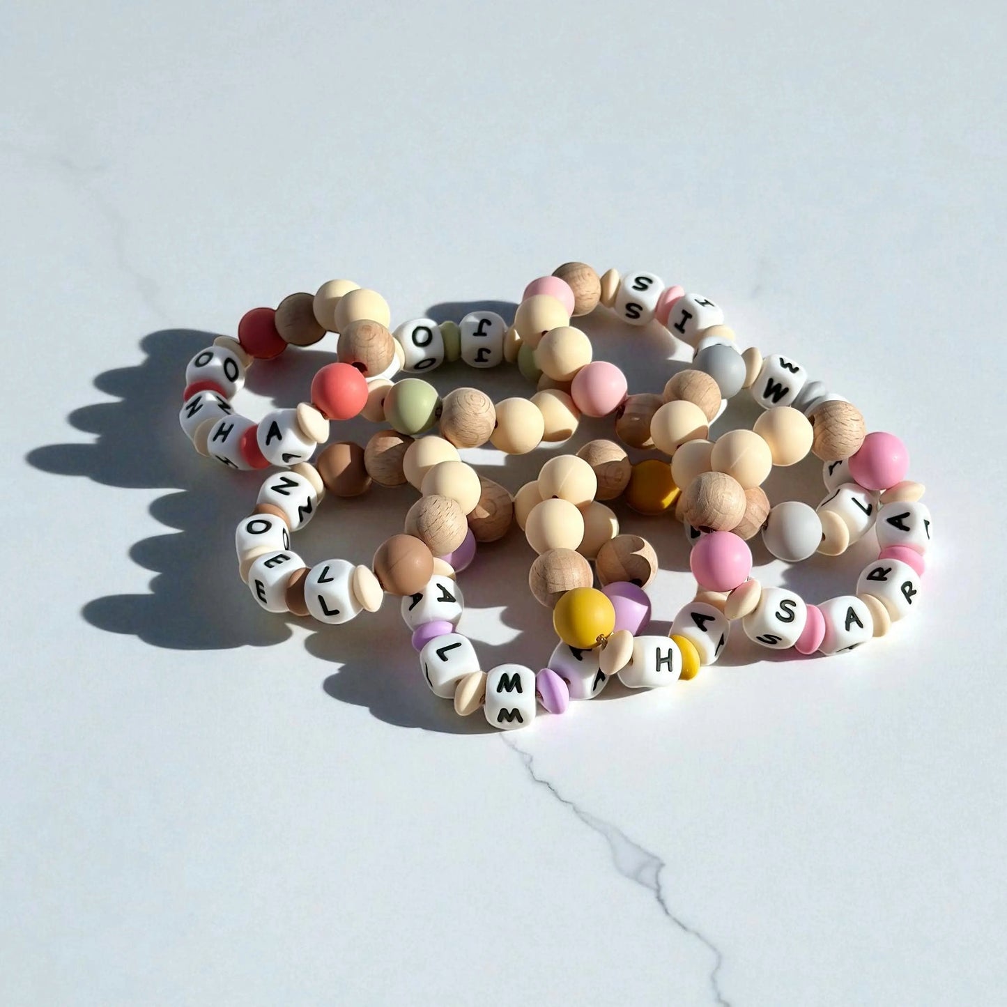 Mordedor  Personalizado con Nombre en Silicona Orgánica | Nenina & Co