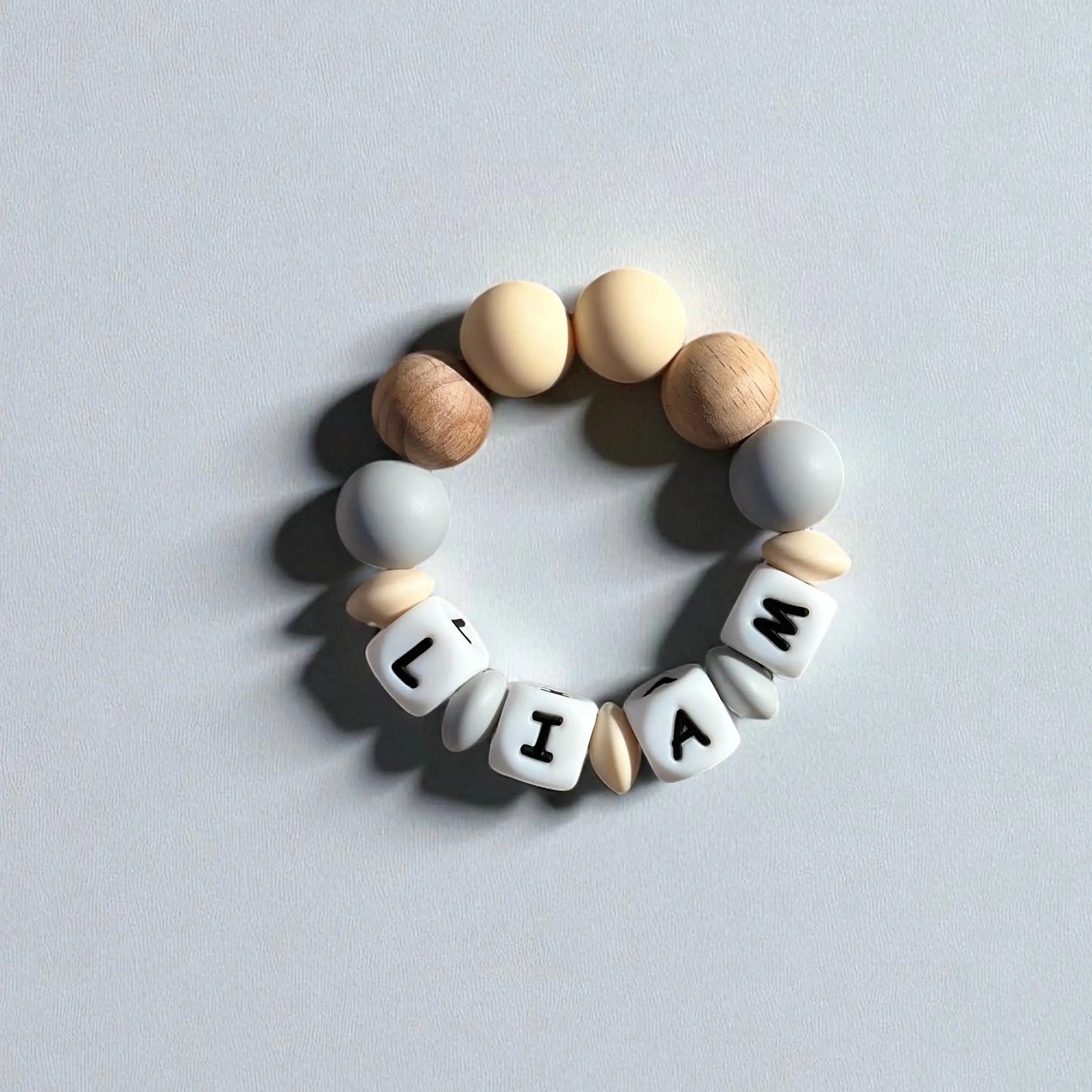 Mordedor  Personalizado con Nombre en Silicona Orgánica | Nenina & Co