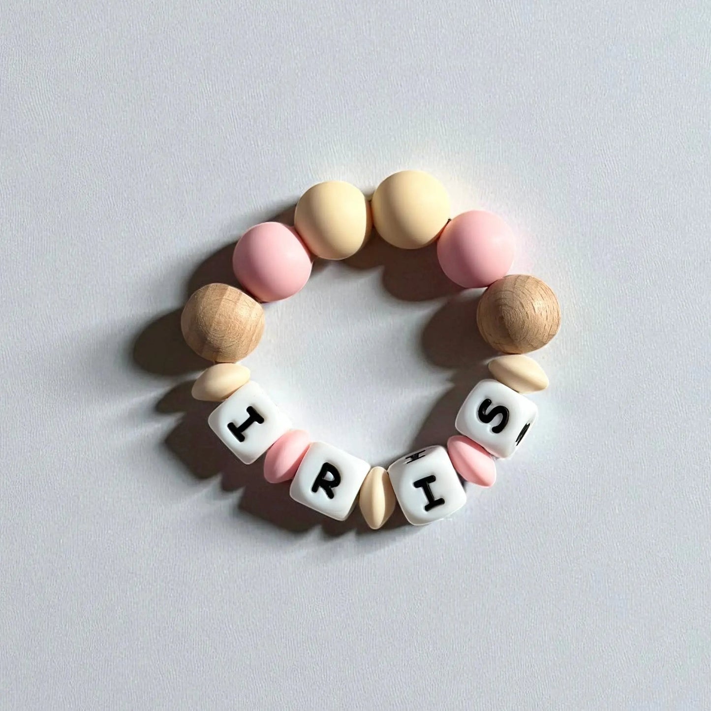 Mordedor  Personalizado con Nombre en Silicona Orgánica | Nenina & Co