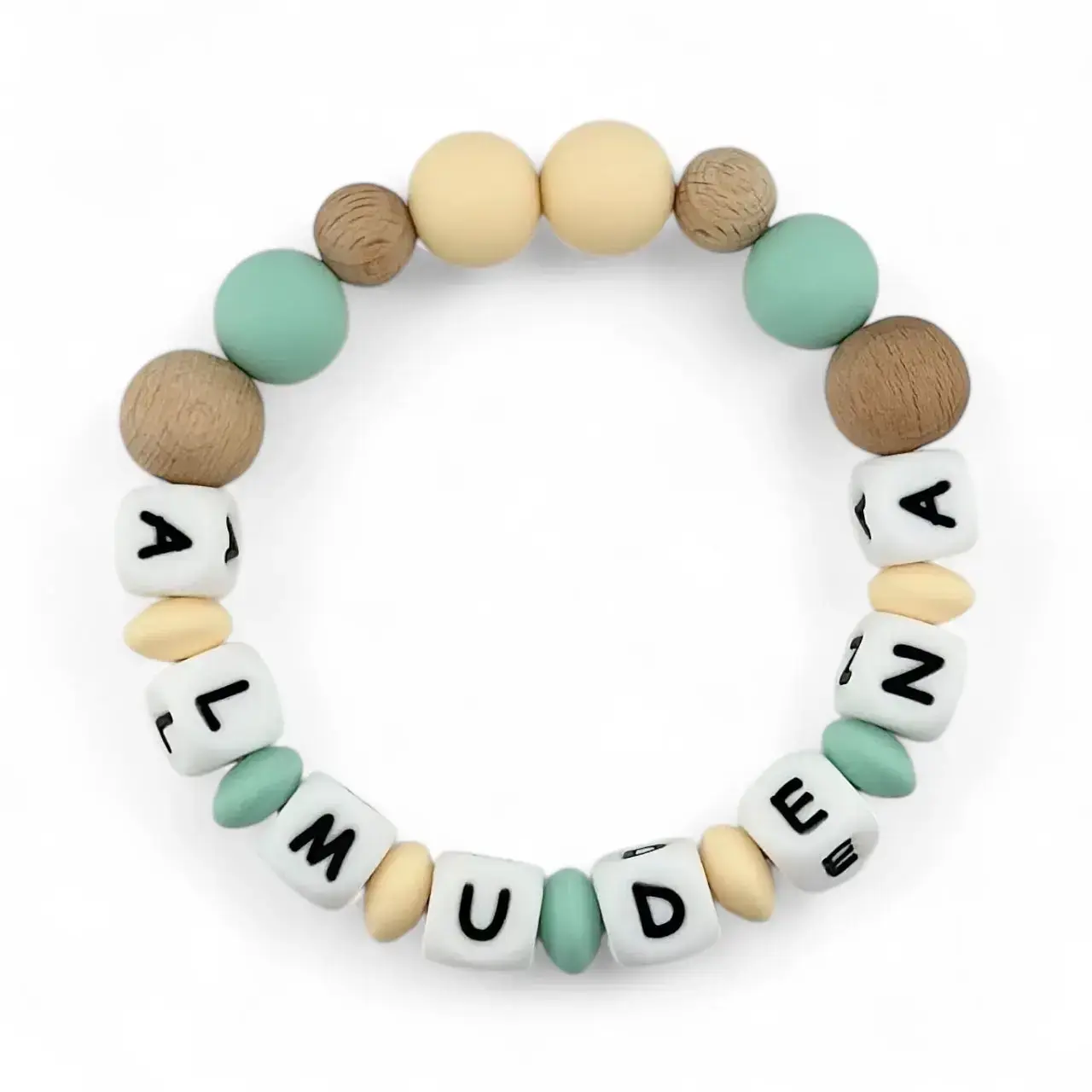 Mordedor  Personalizado con Nombre en Silicona Orgánica | Nenina & Co