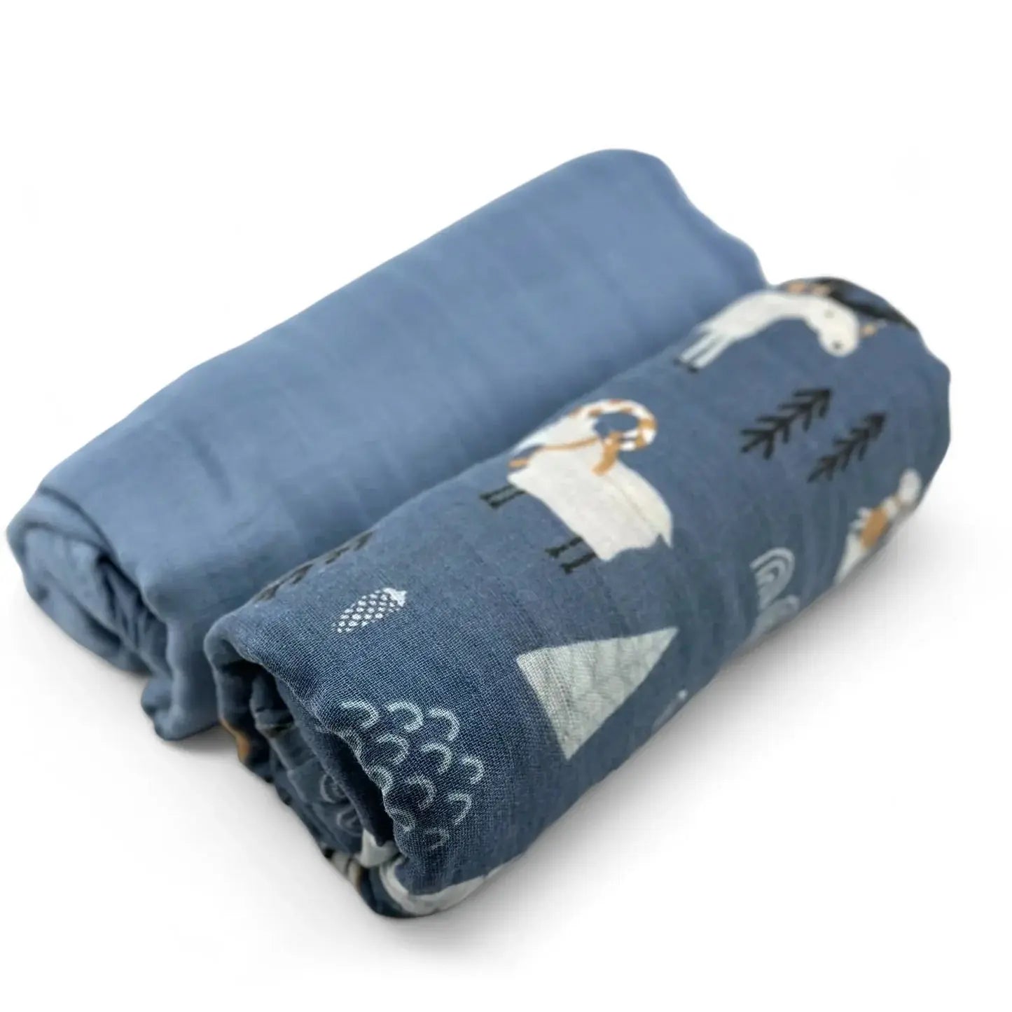 Pack 2 Muselinas Cotton + Bambi Rosa 70% Bamboo +30 % Algodón Nenina & Co