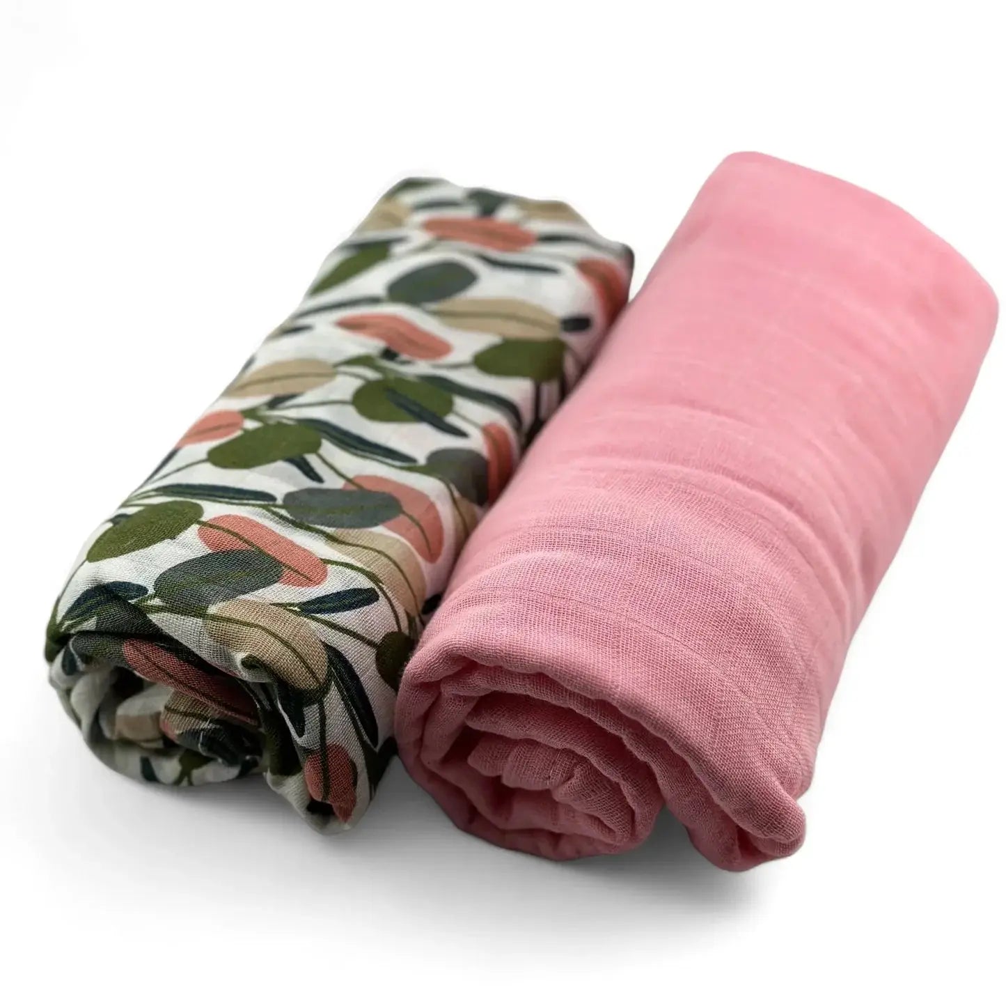 Pack 2 Muselinas Cotton + Bambi Rosa 70% Bamboo +30 % Algodón Nenina & Co