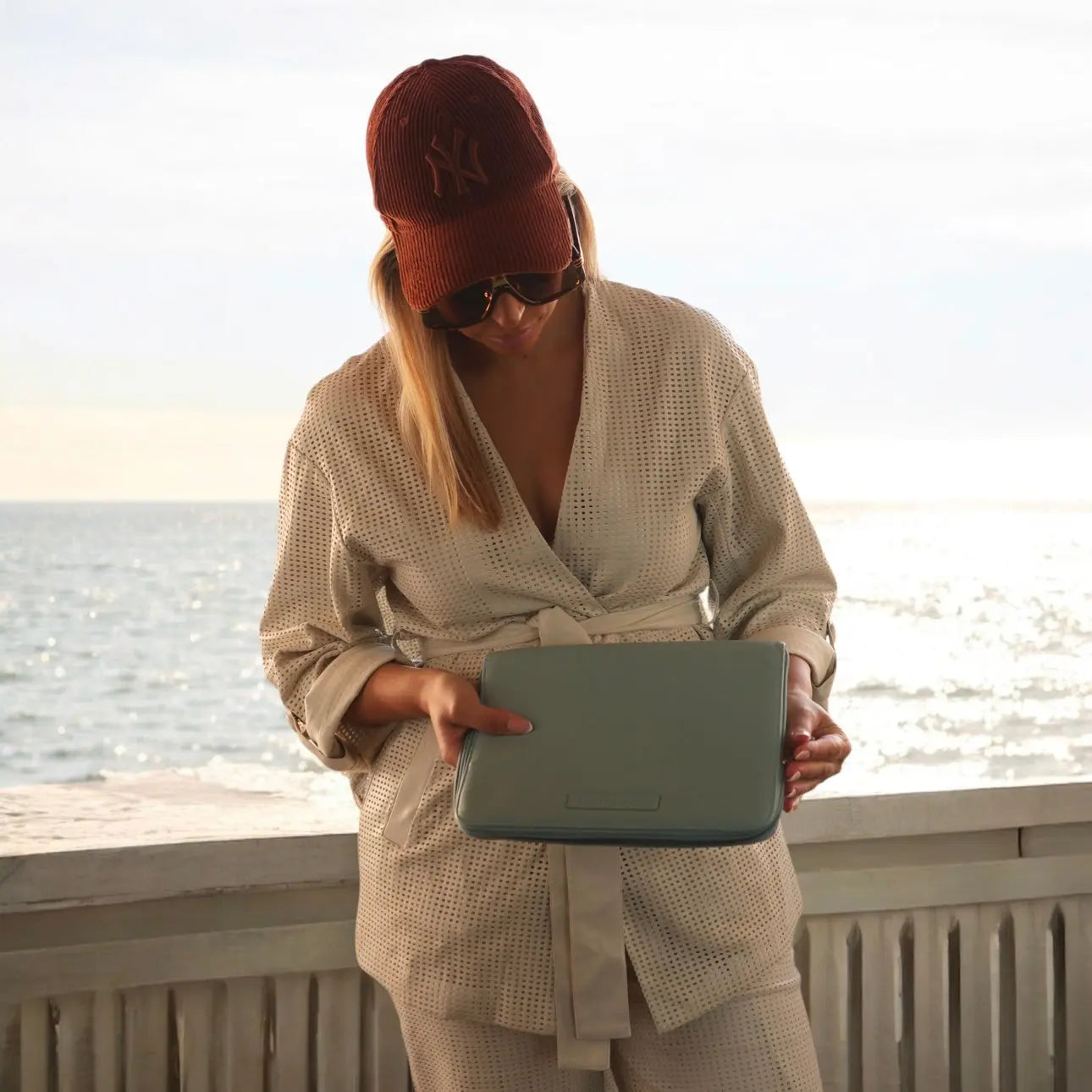 Pack Nacimiento Bolso + Cambiador +Portadocumentos + Neceser + Chupete Diamond Eco piel MIREM By Nenina & Co