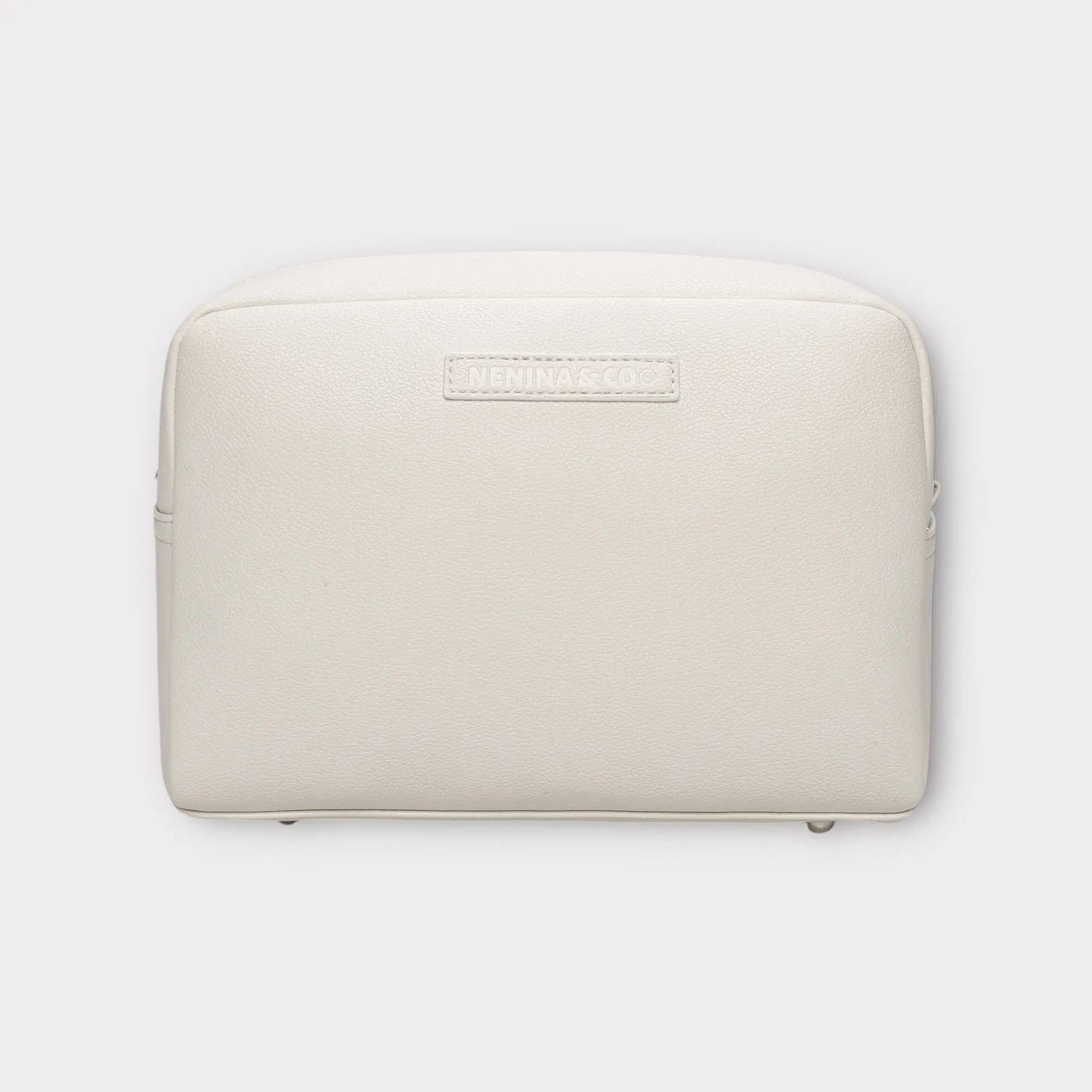 Pack Nacimiento Portadocumentos + Neceser Bebé Eco piel MIREM By Nenina & Co Dusty Beige