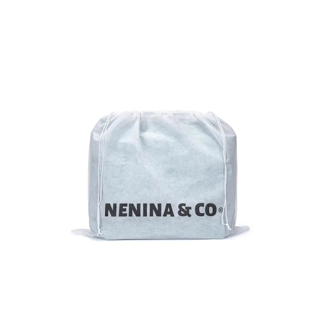 Pack Nacimiento Portadocumentos + Neceser Bebé Eco piel MIREM By Nenina & Co Dusty blue