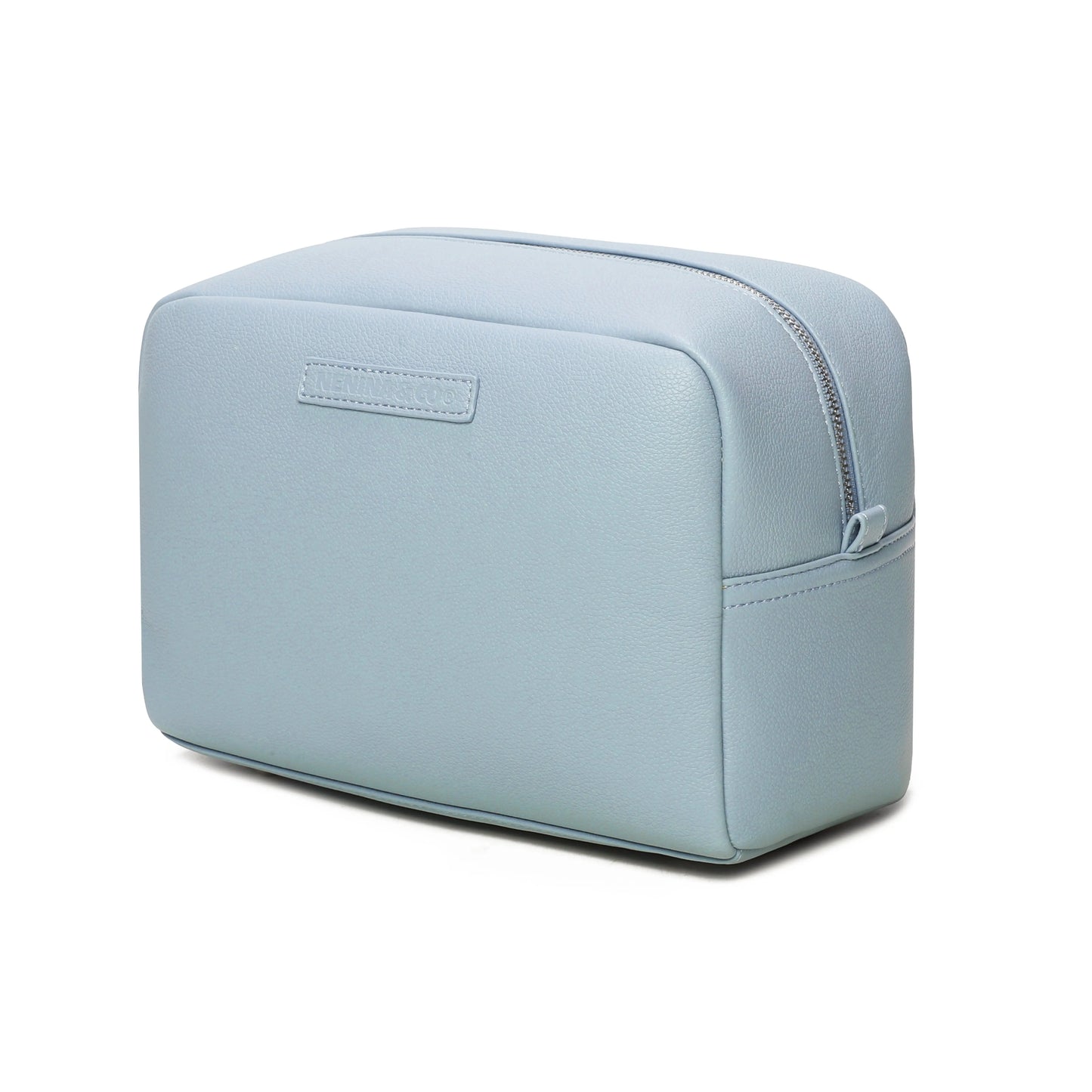 Pack Nacimiento Portadocumentos + Neceser Bebé Eco piel MIREM By Nenina & Co Dusty blue