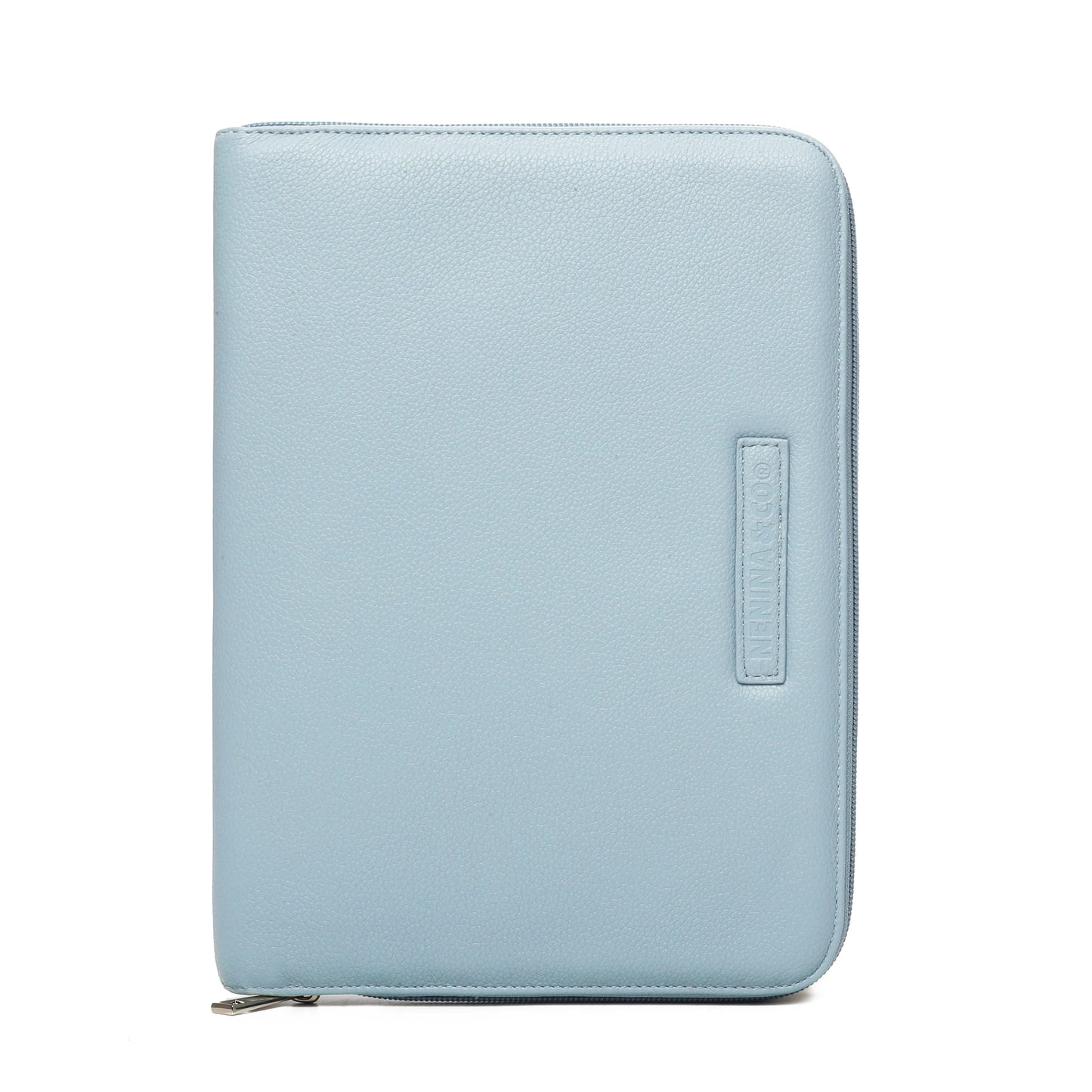 Pack Nacimiento Portadocumentos + Neceser Bebé Eco piel MIREM By Nenina & Co Dusty blue