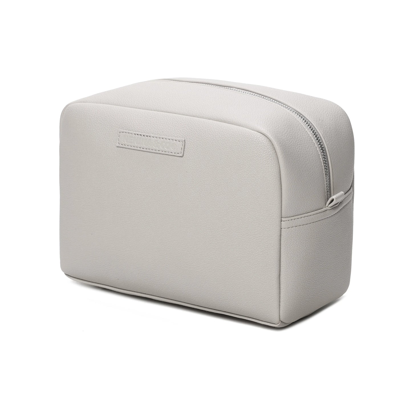 Pack Nacimiento Portadocumentos + Neceser Bebé Eco piel MIREM By Nenina & Co Gris