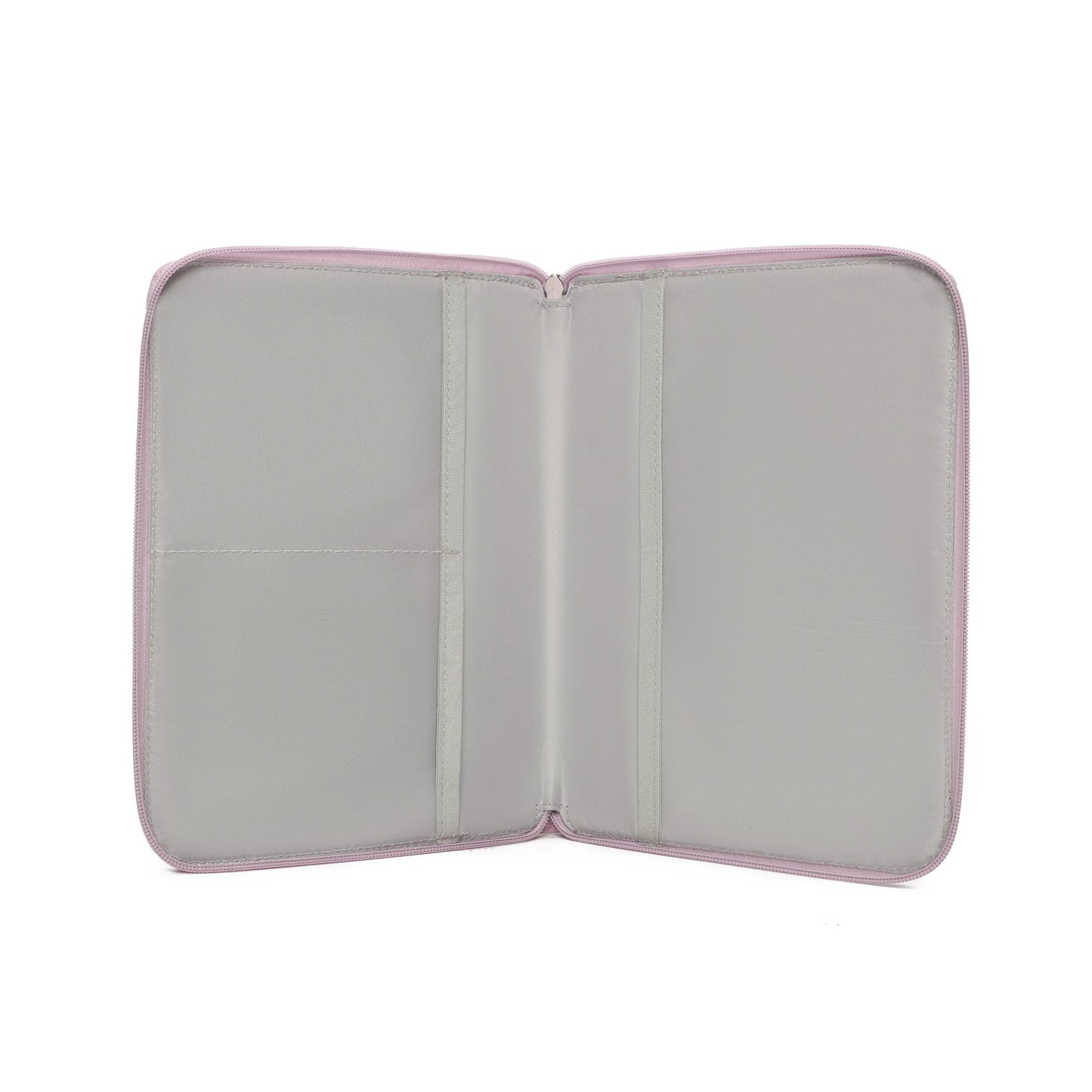 Pack Nacimiento Portadocumentos + Neceser Bebé Eco piel MIREM By Nenina & Co Rosa Palido