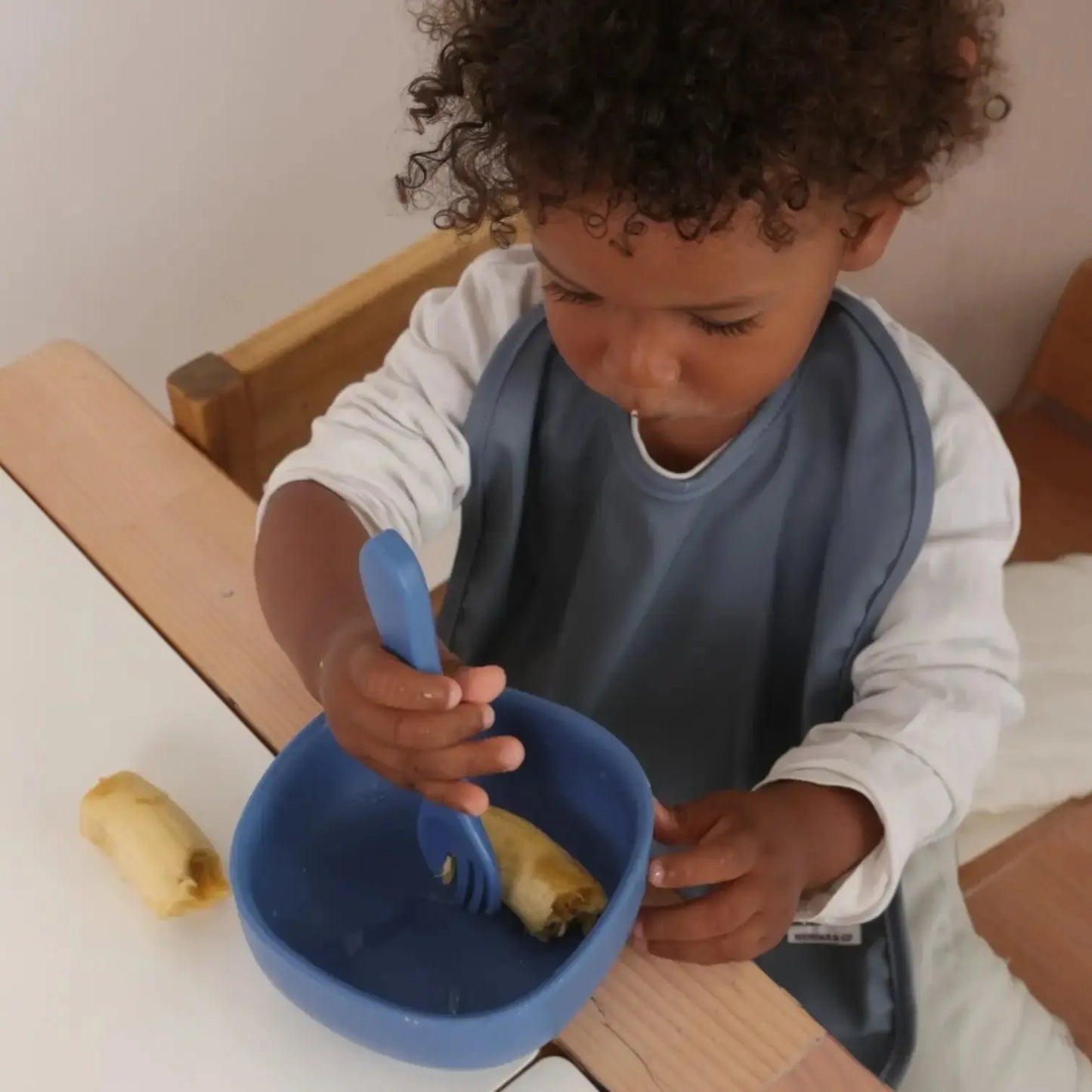 Babero Shaded Blue Nenina & Co