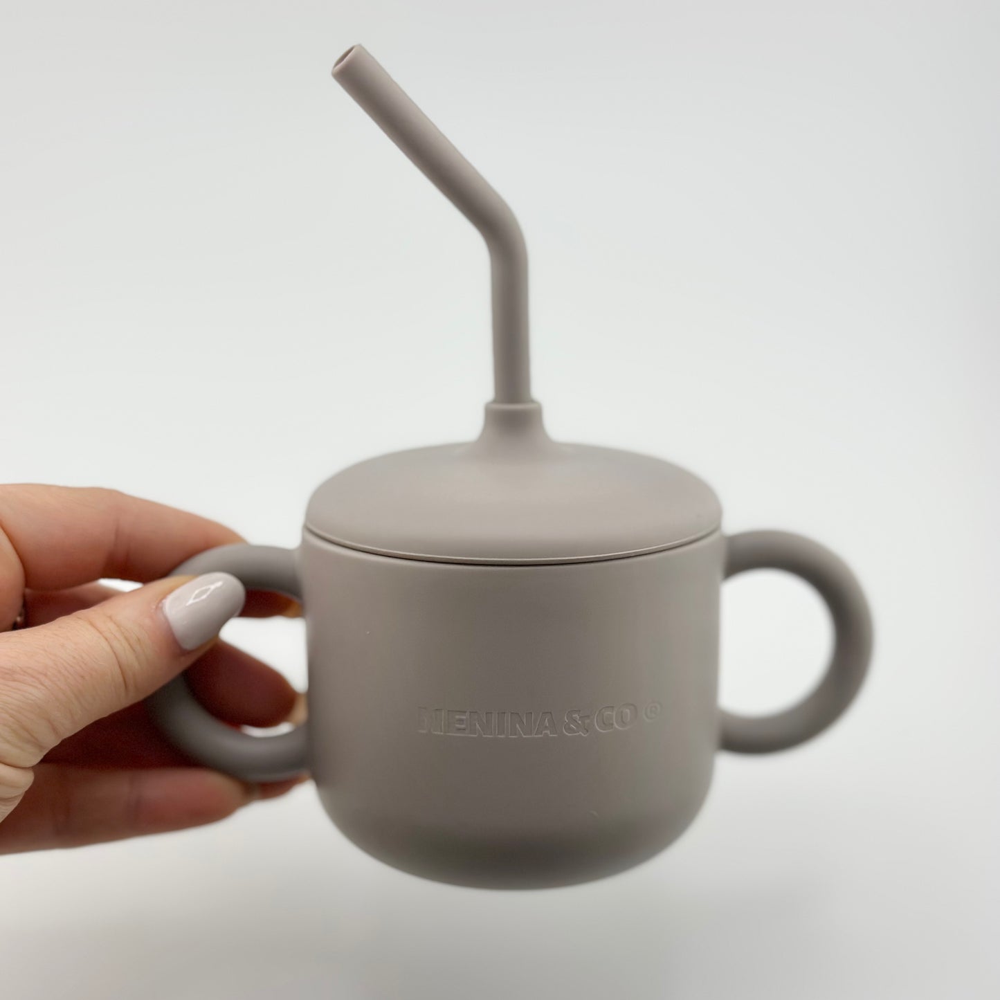 Vajilla BLW Gris 9 Piezas de Silicona orgánica con ventosas Nenina & Co