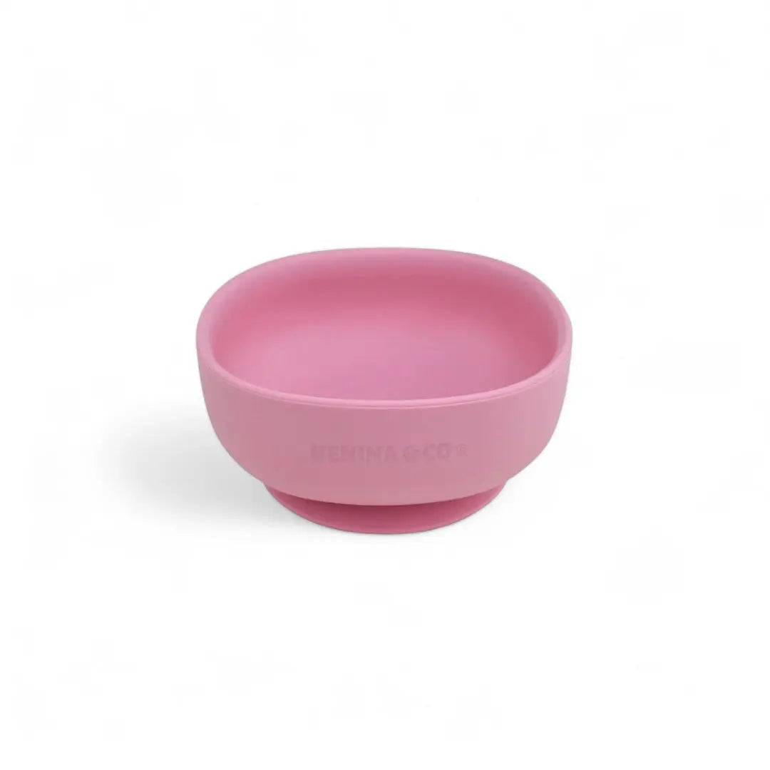 Vajilla BLW Pink 9 Piezas de Silicona orgánica con ventosas Nenina & Co