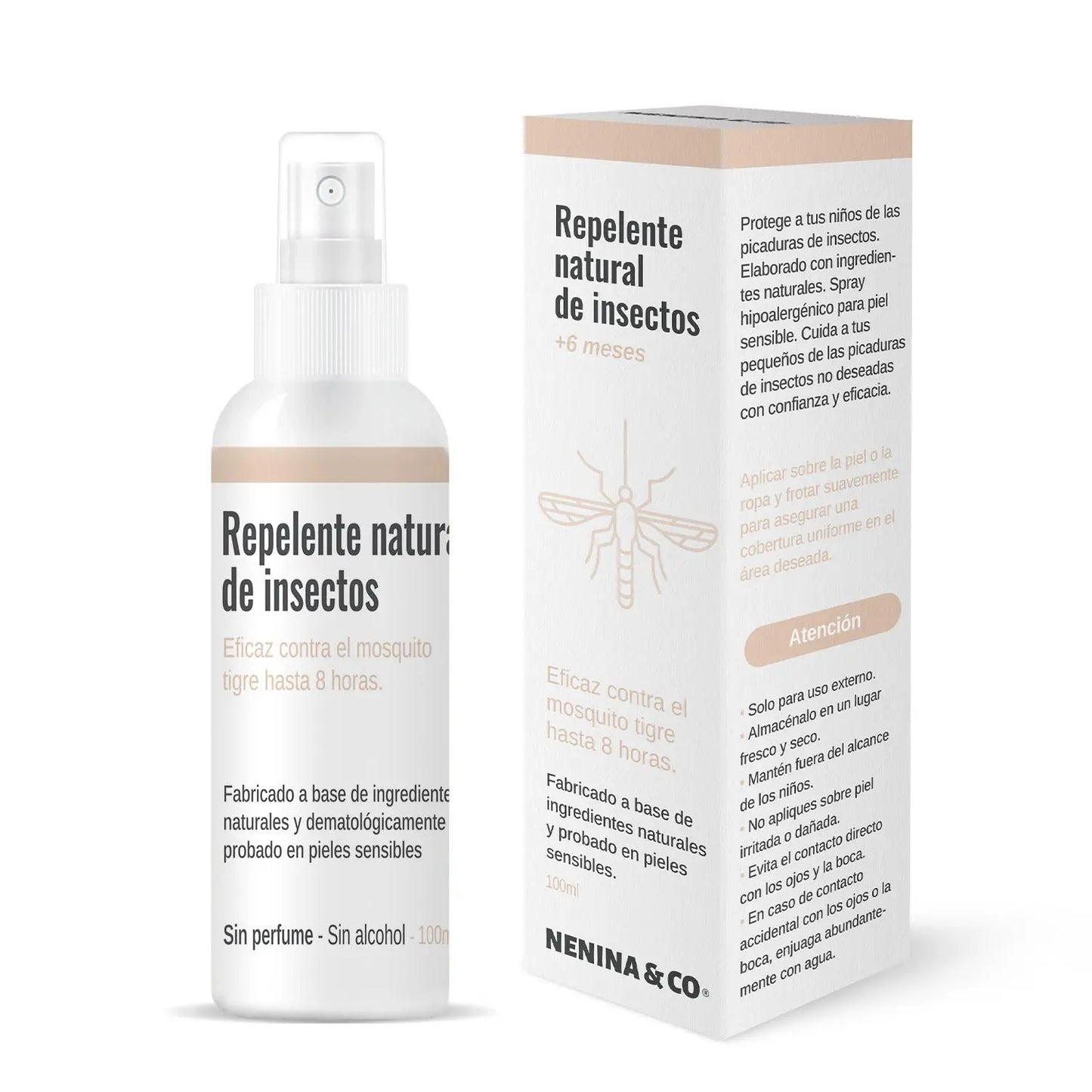 Spray Repelente contra insectos natural Nenina & Co