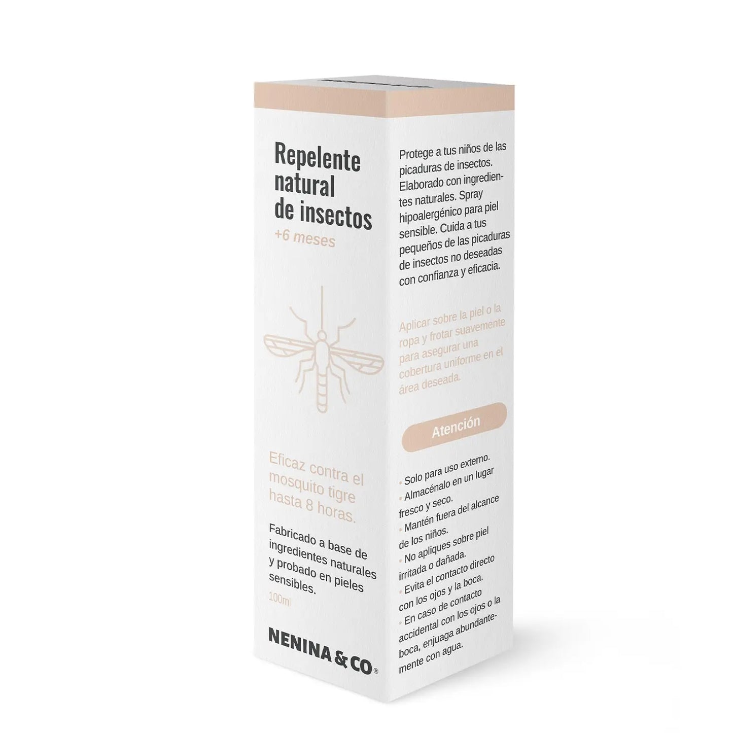 Spray Repelente contra insectos natural Nenina & CoSpray Repelente contra insectos natural Nenina & Co
