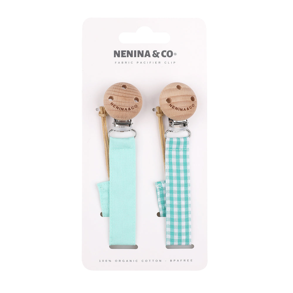 Chupetero Pack x 2 DIAMOND Mint + Vichi By Nenina & Co