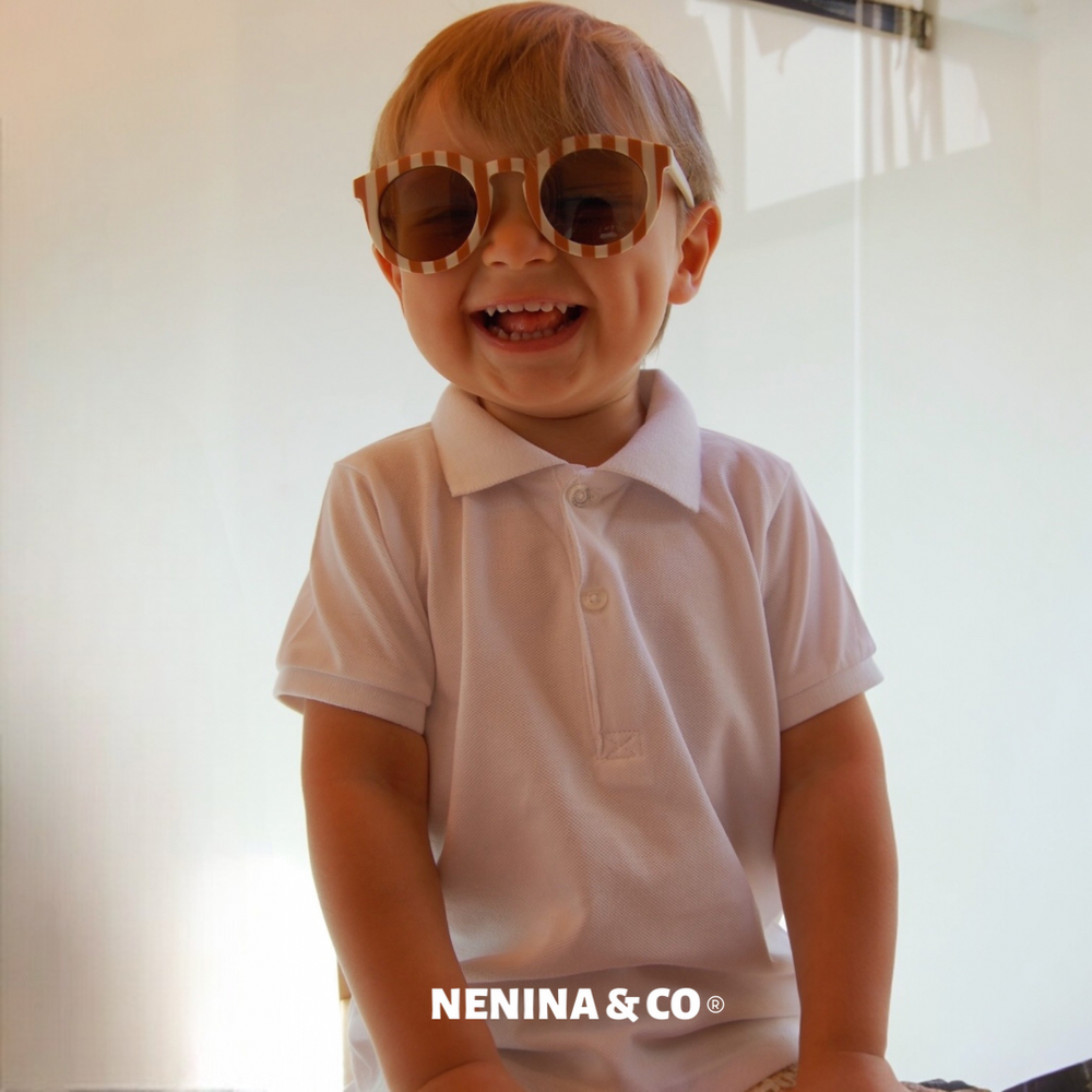 
                      
                        Gafas de sol infantil White Cat eyes Polarized Sostenibles Nenina & Co
                      
                    