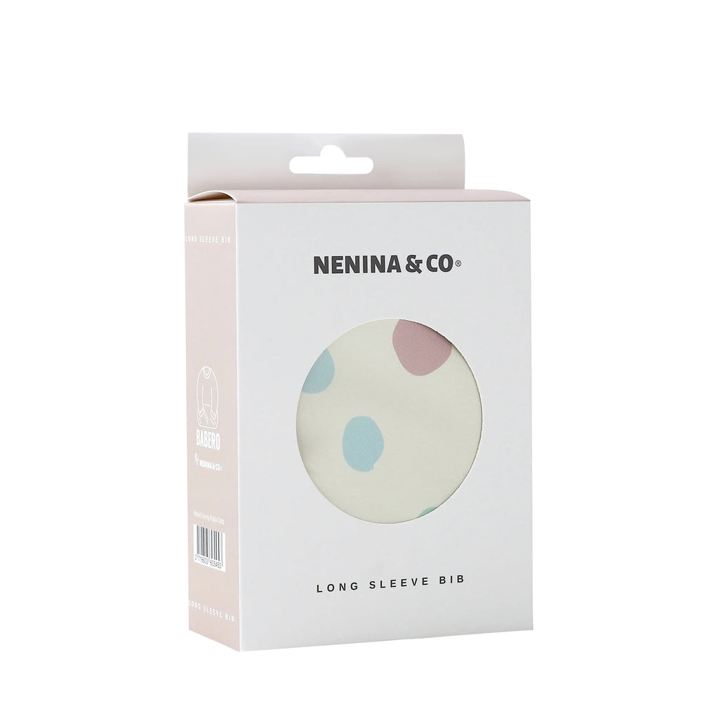 Babero Manga larga Funny Polka Dots Nenina & Co 