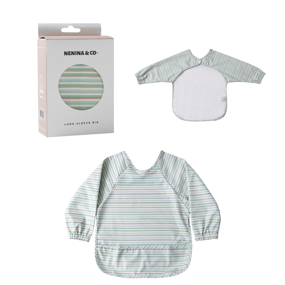 
                  
                    Babero Manga larga Horizontal Stripes Nenina & Co 
                  
                