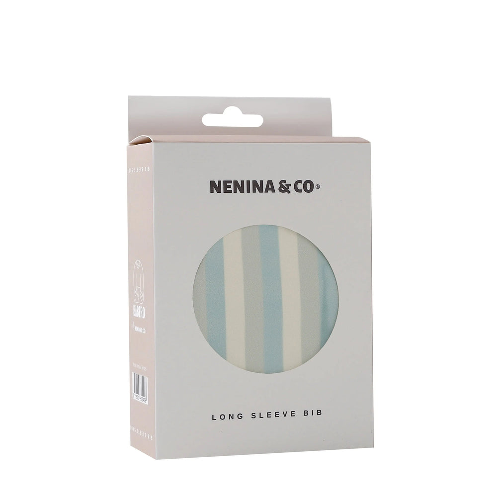 Babero Manga larga Vertical Stripes Nenina & Co 