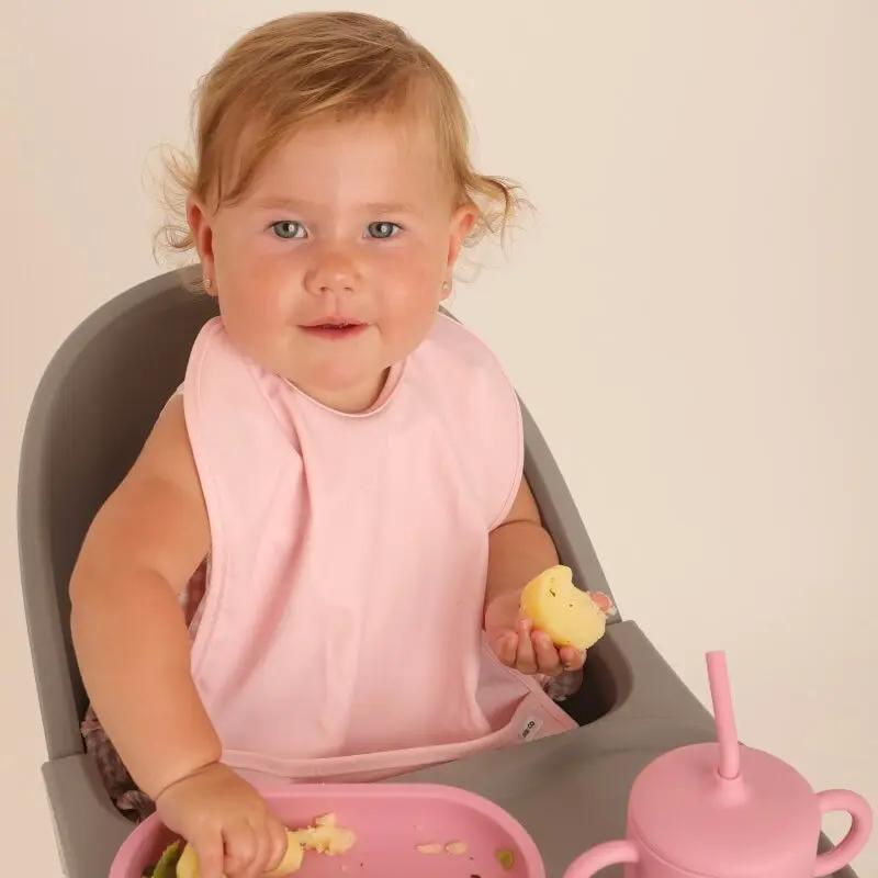 Babero impermeable y seguro Pink  Nenina & Co 