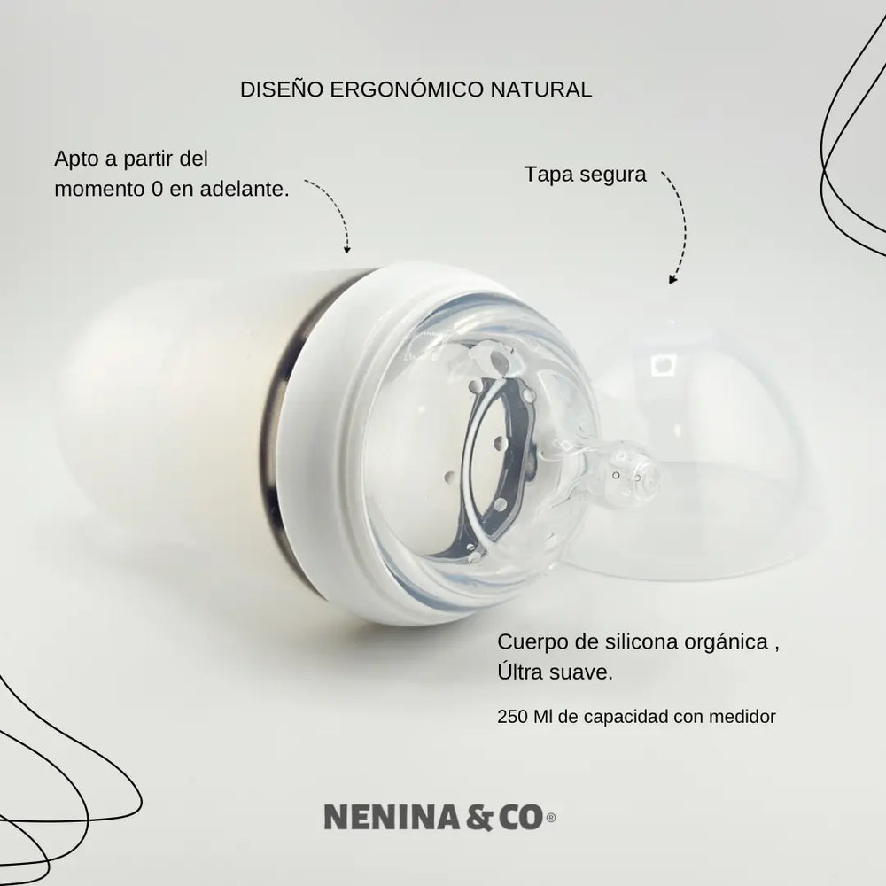 
                  
                    Biberon Anticólico Maternal Nenina & Co Silicona organica 
                  
                