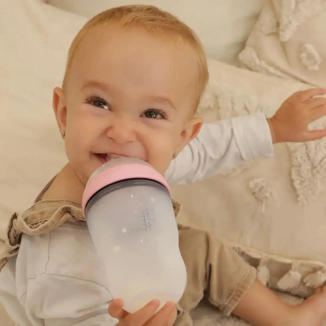 Kit Lactancia Babero + Biberón Nenina & Co 