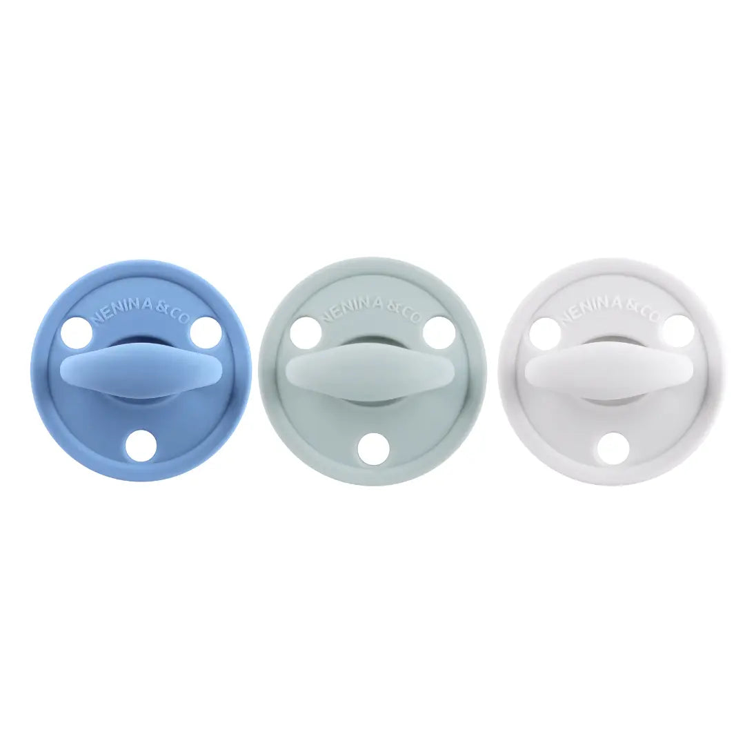 Chupete DIAMOND By Nenina & Co Azul , Gris y Beige 
