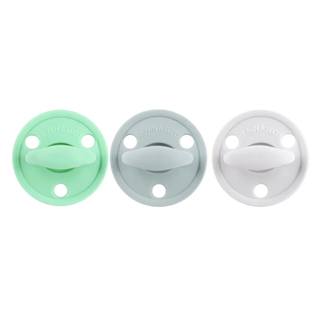 Chupete DIAMOND By Nenina & Co Mint, Gris y Beige 