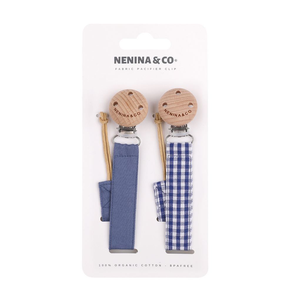 
                  
                    Pack 2 chupetes + Pack 2 chupeteros Azul y Beige  DIAMOND By Nenina & Co
                  
                